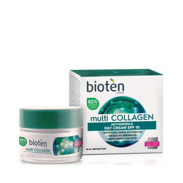 Bioten Multi-Collagen Antiwrinkle Day cream SPF10, IR & VL protection