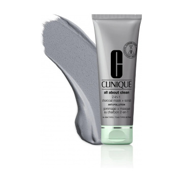 Clinique All About Clean 2-in-1 Charcoal Mask + Scrub