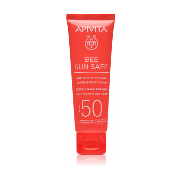 Apivita Bee Sun Safe Anti-Spot & Anti-Age Defense Face Cream SPF 50