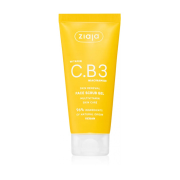 Ziaja Vitamin C.B3 Niacinamide Face Scrub Gel