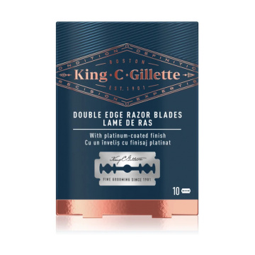Gillette King C. Double Edge Safety Razor Blades