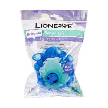 Lionesse Sponge Bath Net With Soap Pearls (984)