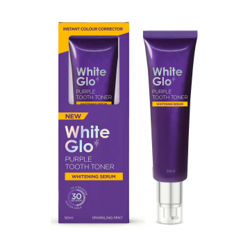 White Glo Purple Tooth Toner Whitening Serum